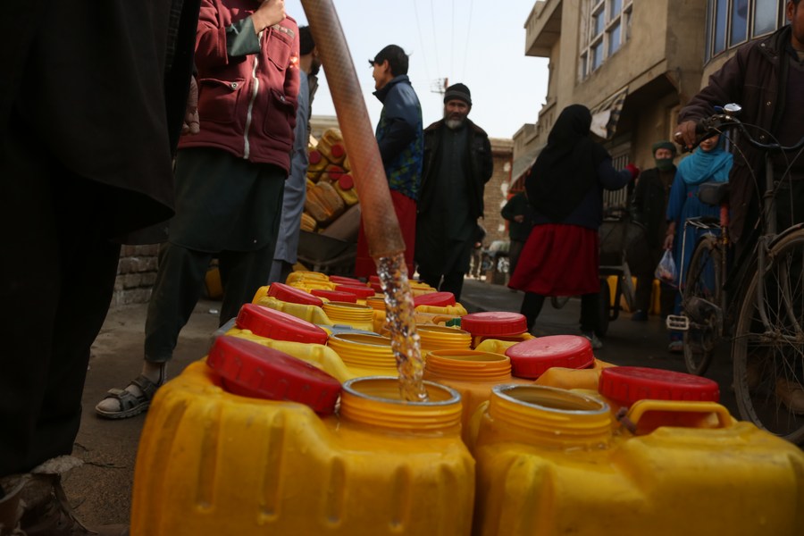 Amu Darya river in Central Asia